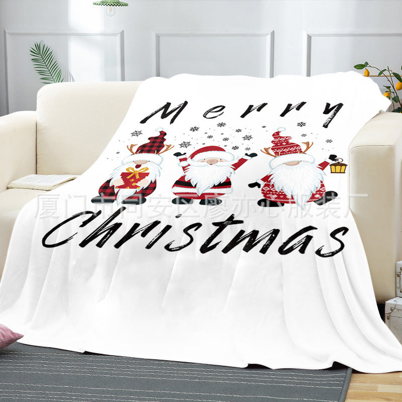 Merry Christmas Fleece Throw Blankets-Blankets-8-50*60 inches-Free Shipping at meselling99
