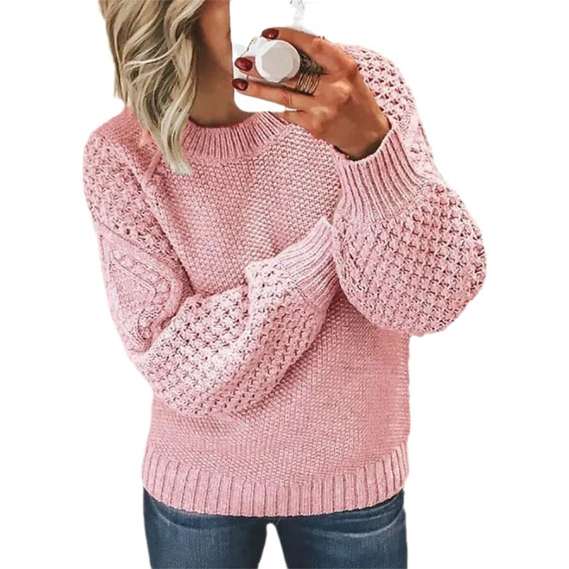 Casual Women Pullover Long Sleeves Sweaters-Shirts & Tops-Free Shipping at meselling99