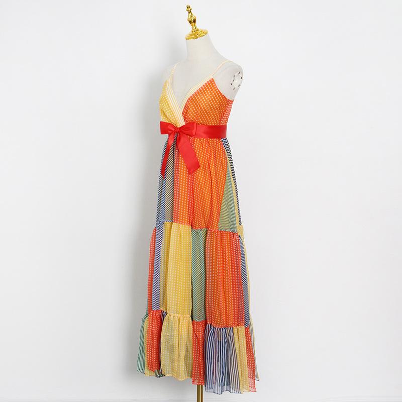 Summer Bohemian Bowknot Long Dresses-Maxi Dresses-Free Shipping at meselling99