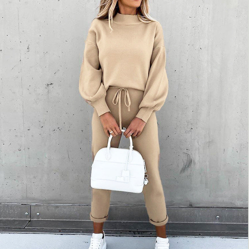 Casual High Neck Women Sports Suits with Pocket-Jumpsuits & Rompers-Free Shipping at meselling99