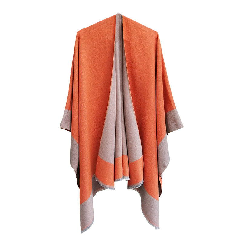 Fashion Traveling Shawls for Women-Scarves & Shawls-Orange-150x130cm-Free Shipping at meselling99