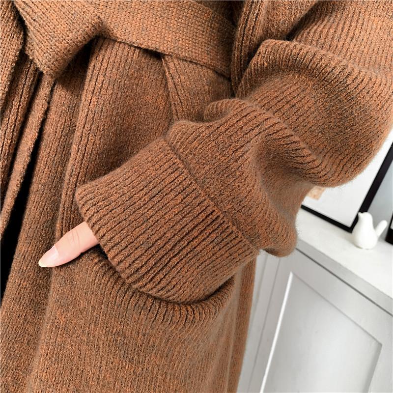 Women Romper Style Knitted Woolen Cardigan Overcoat-Outerwear-Free Shipping at meselling99