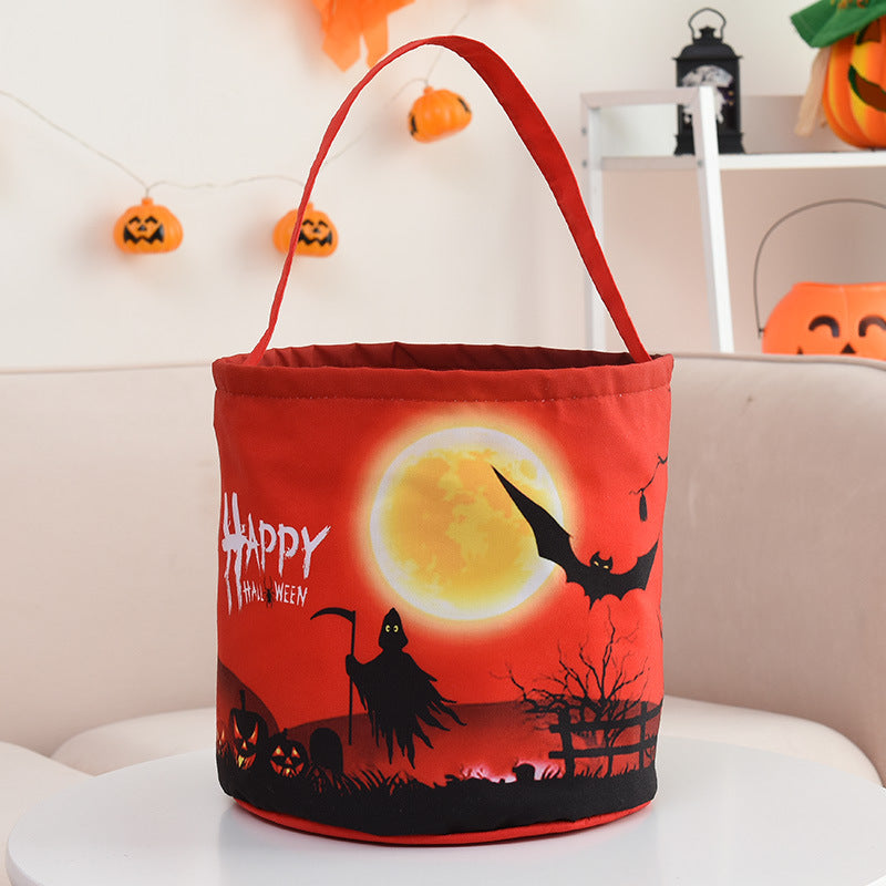 Halloween Pumpkin Candy Handle Bags/Basket-Baskets-2 (with light)-Free Shipping at meselling99