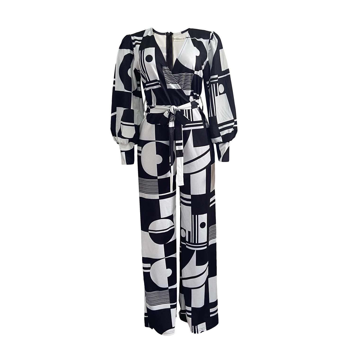 African Long Sleeves High Waist Casual Loose Women Jumpsuits--Free Shipping at meselling99