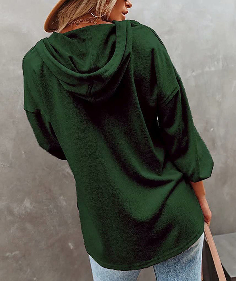 Casual Long Sleeves Hoodies Shirts for Women-Shirts & Tops-Free Shipping at meselling99