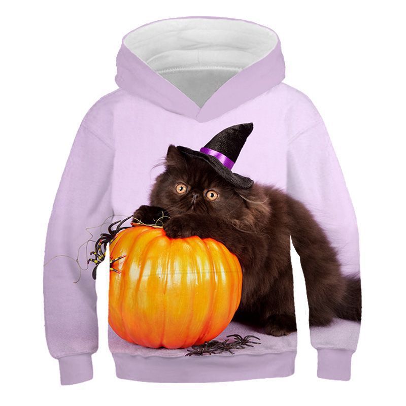 3D Print Halloween Cartoon Cat Hoodies-Halloween Sweaters-ET15703-100-Free Shipping at meselling99