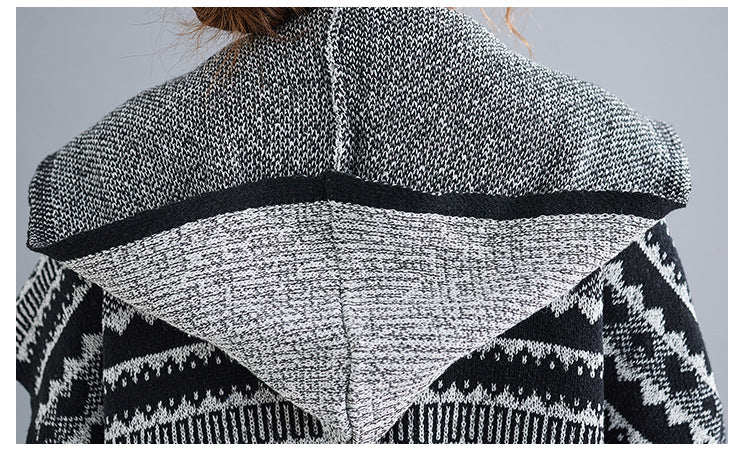 Women Knitting Cardigan Hoodies Sweaters-Women Sweaters-Free Shipping at meselling99