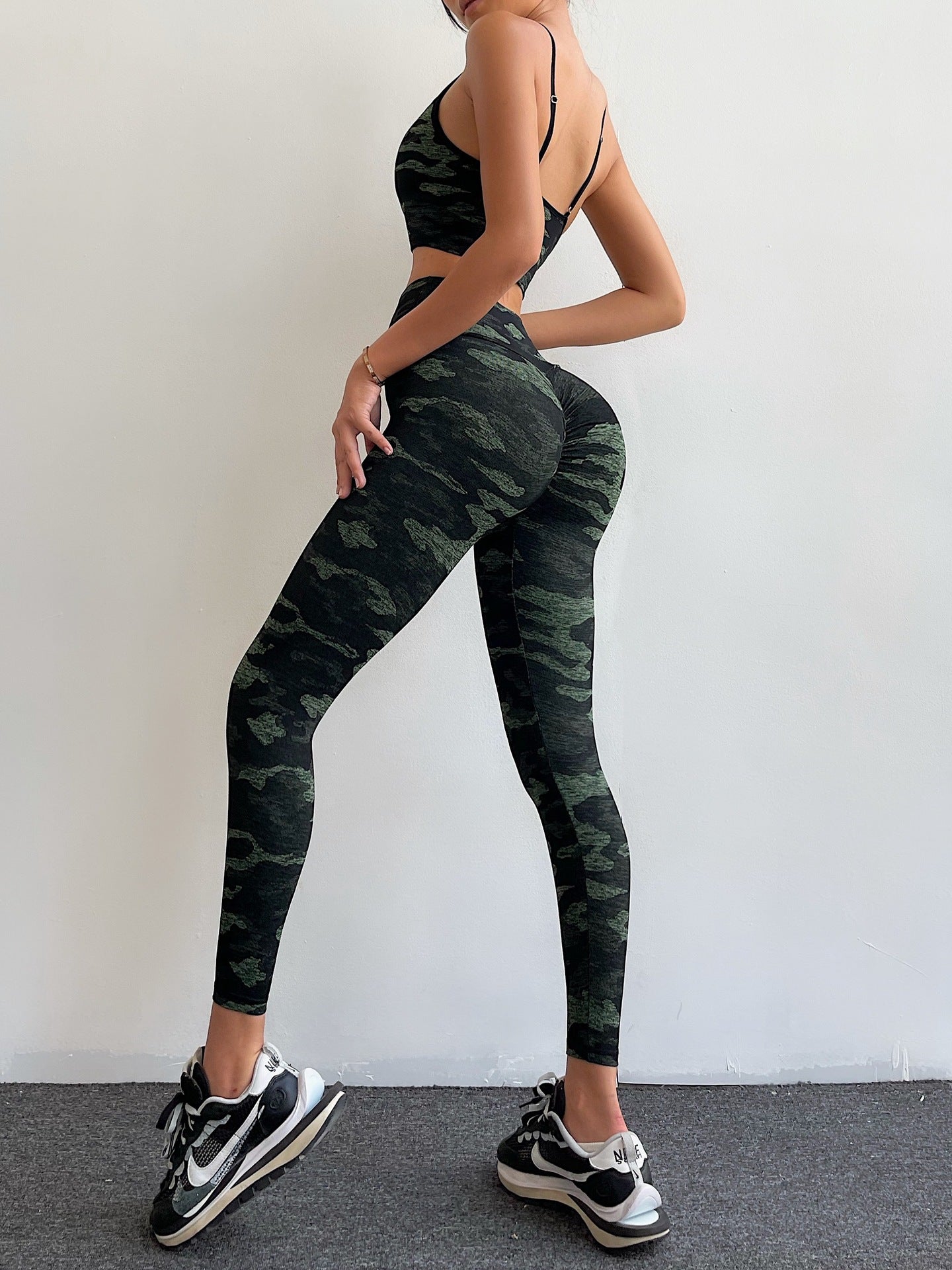 Women Sexy High Waist Camouflage Yoga Leggings-Pants-Free Shipping at meselling99