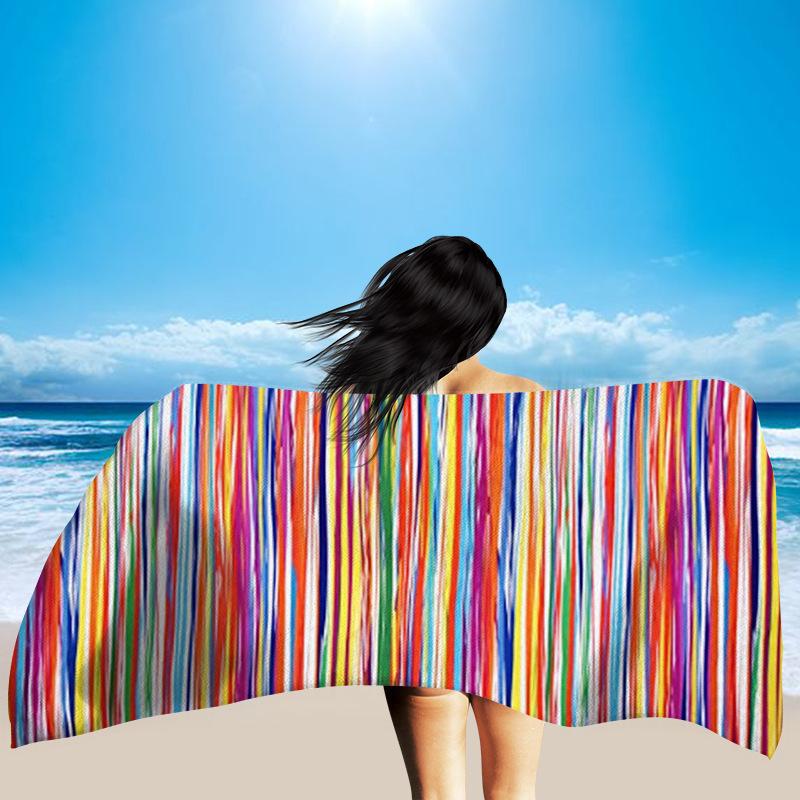 Women Summer Fast Drying Print Beach Bathing Towel-001-80*160cm-Free Shipping at meselling99