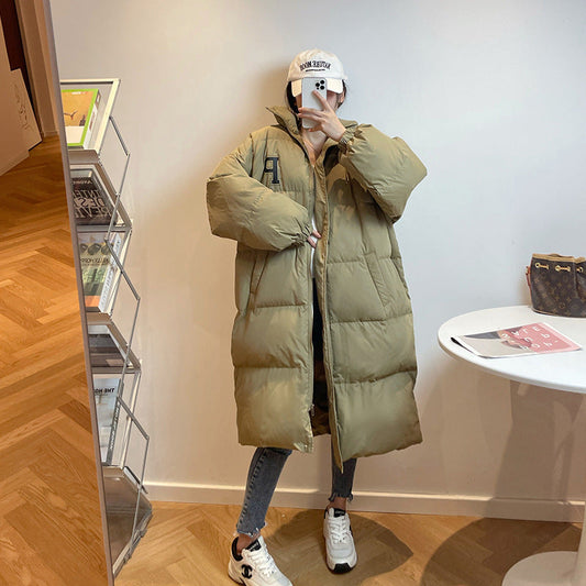 Casual Winter Long Down Overcoats for Women-Outerwear-Free Shipping at meselling99