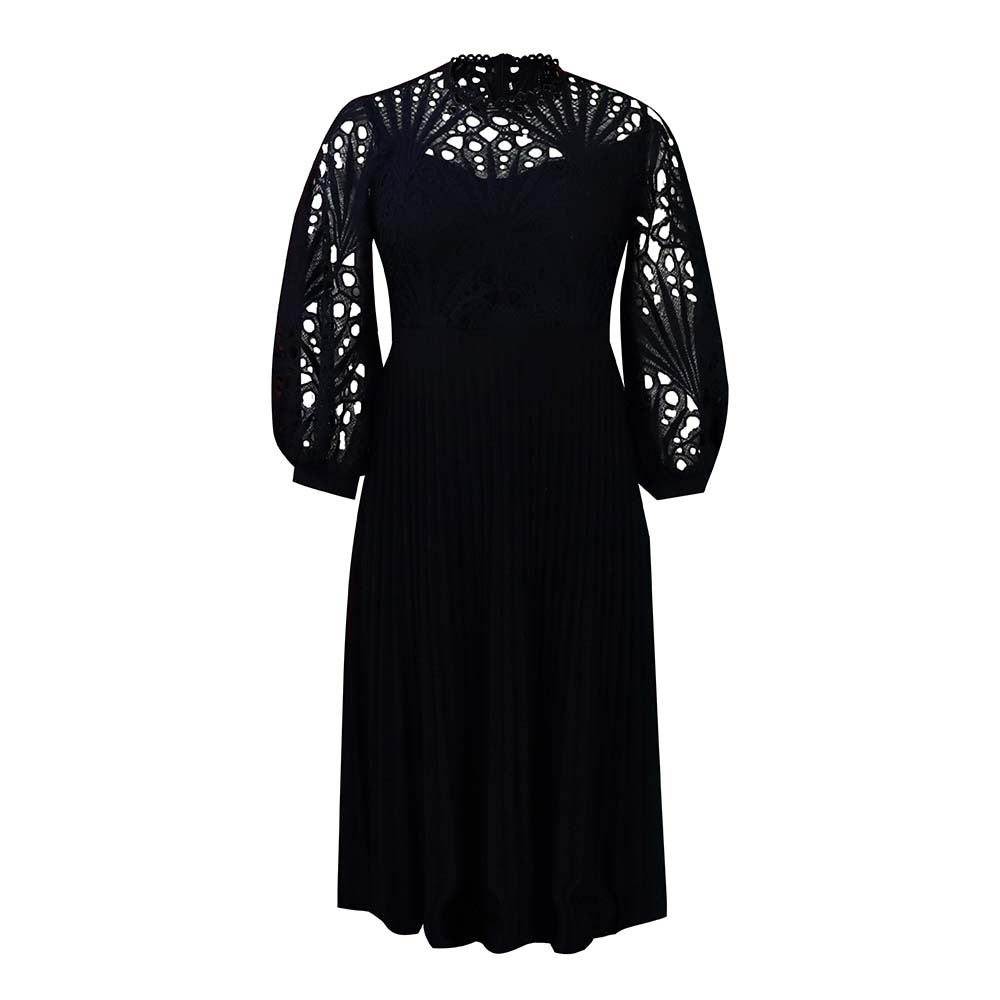 Elegant Hollow Out Plus Sizes Lace Party Dresses-Dresses-Free Shipping at meselling99