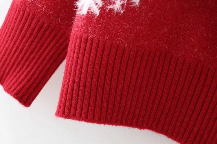 Christmas Snowflake Turtleneck Knitted Women Sweaters-Shirts & Tops-Free Shipping at meselling99