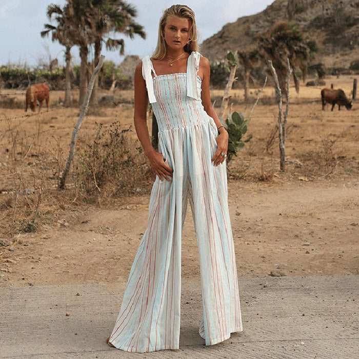 Summer Classy Natural Waist Pipe Jumpsuits--Free Shipping at meselling99