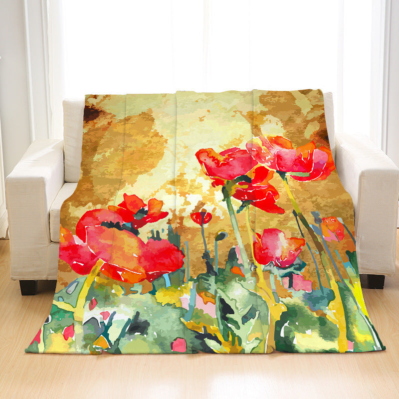 Mandala Print Style Fleece Blanket-4-50*60(inch)-Free Shipping at meselling99