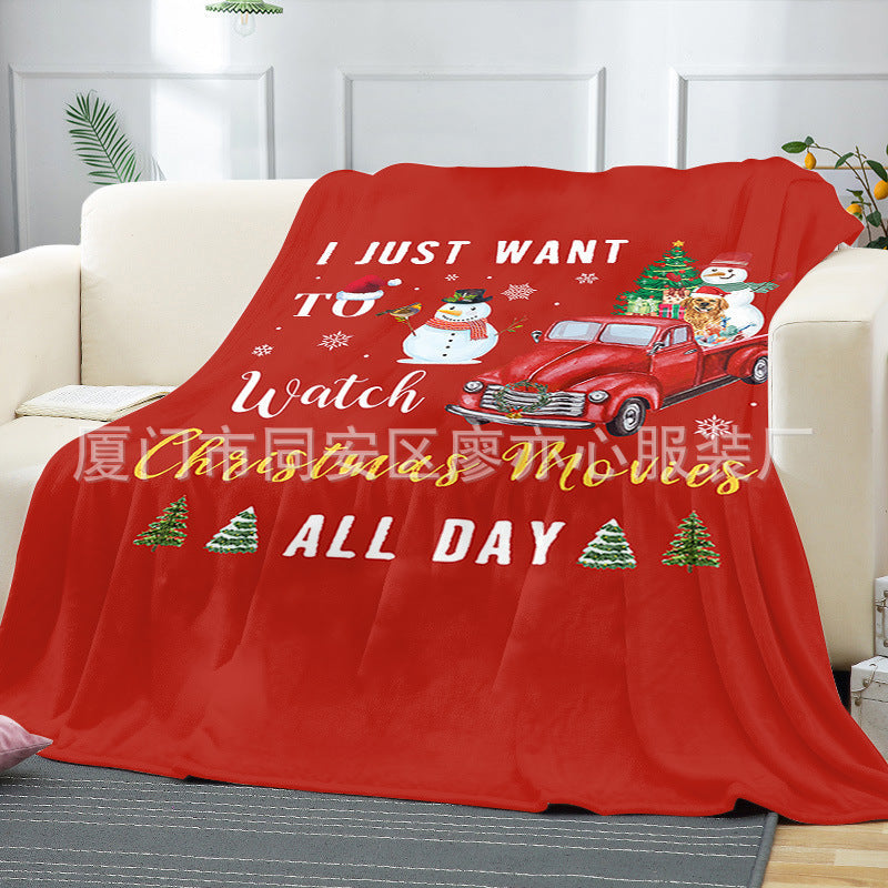 Merry Christmas Fleece Throw Blankets-Blankets-6-50*60 inches-Free Shipping at meselling99