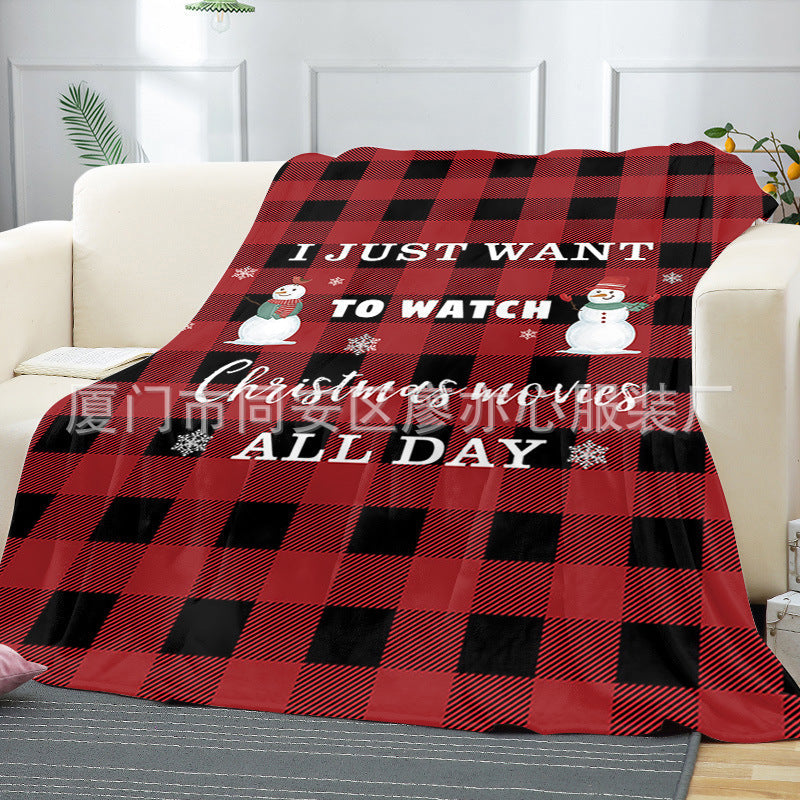 Merry Christmas Fleece Throw Blankets-Blankets-5-50*60 inches-Free Shipping at meselling99