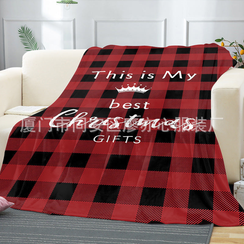 Merry Christmas Fleece Throw Blankets-Blankets-2-50*60 inches-Free Shipping at meselling99