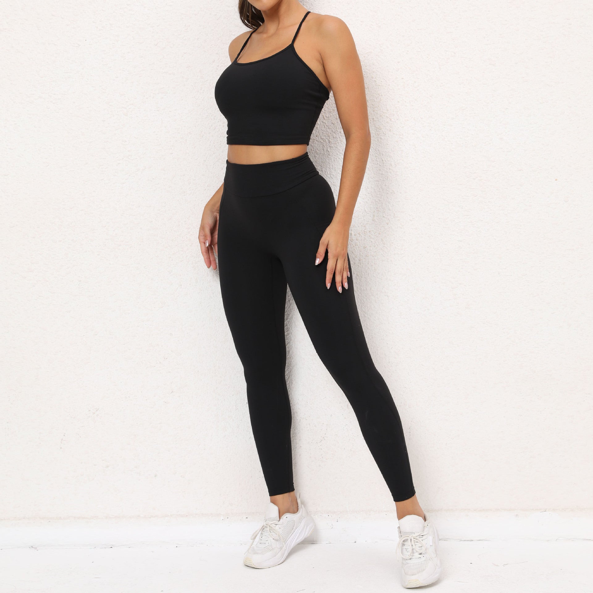 Sexy High Waist Yoga Suits for Women-Activewear-Black-S-Free Shipping at meselling99