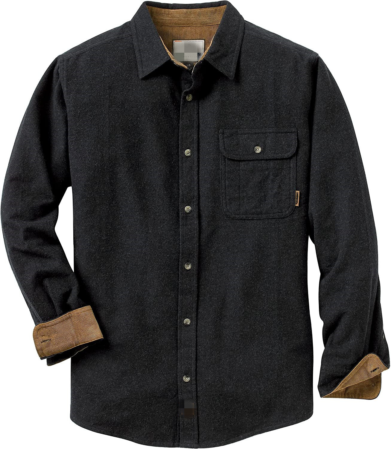 Casual Long Sleeves Shirts for Men-Shirts & Tops-Black-S-Free Shipping at meselling99