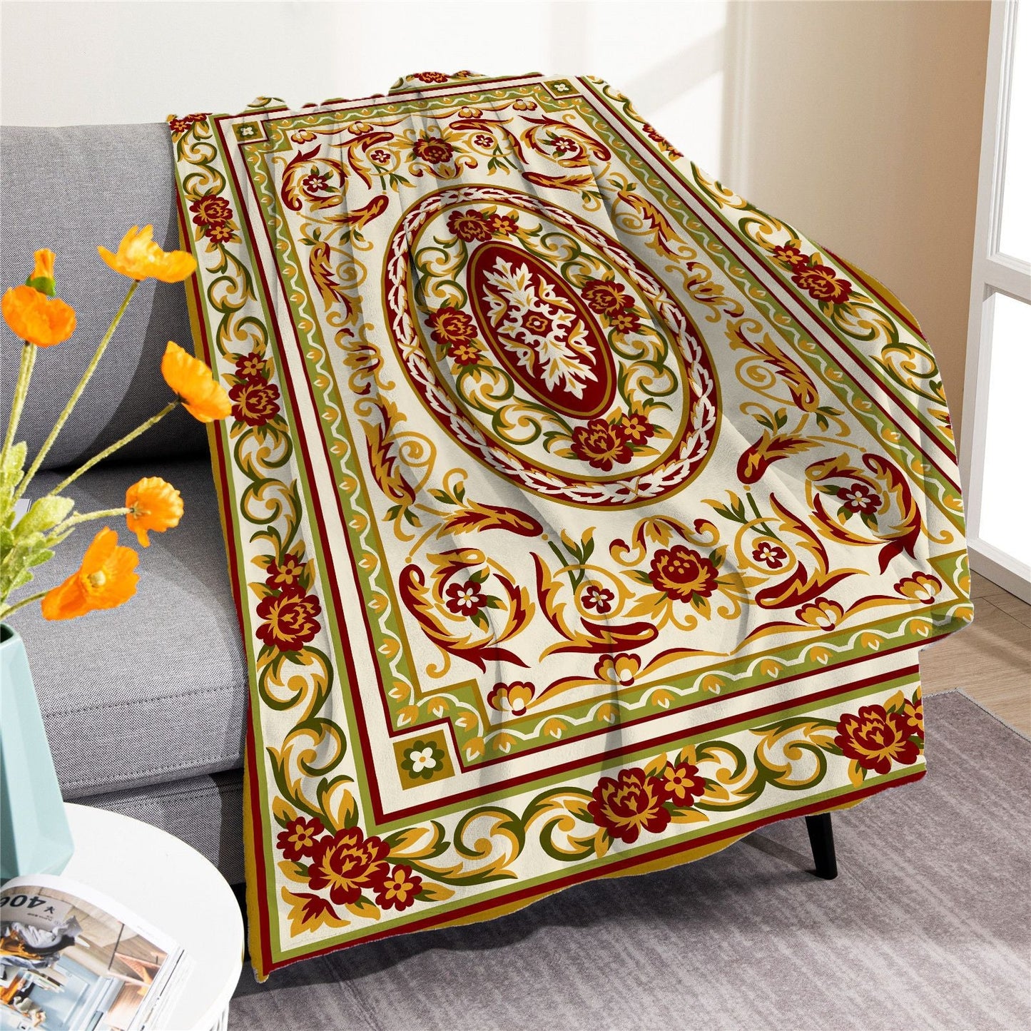 Vintage Boho Fleece Throw Blankets-Blankets-M20220701-5-50*60 Inches-Free Shipping at meselling99