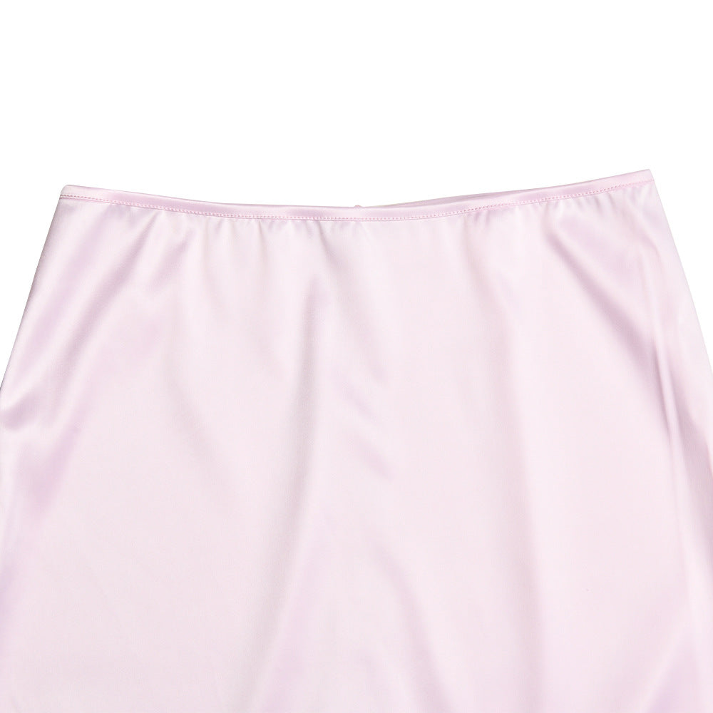 Sexy Women Satin Bodycon Summer Long Skirts-Skirts-Free Shipping at meselling99
