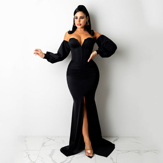 Sexy Off The Shoulder Night Party Dresses-Dresses-Free Shipping at meselling99