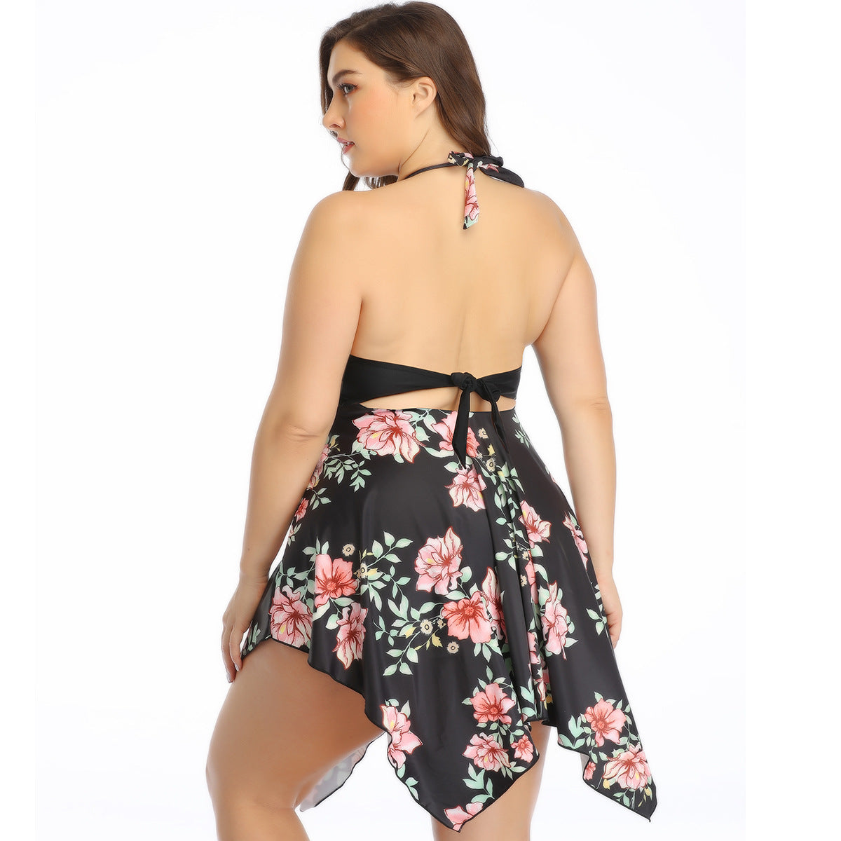 Women Plus Sizes Skirt Two Pieces Swimsuits-Swimwear-Free Shipping at meselling99