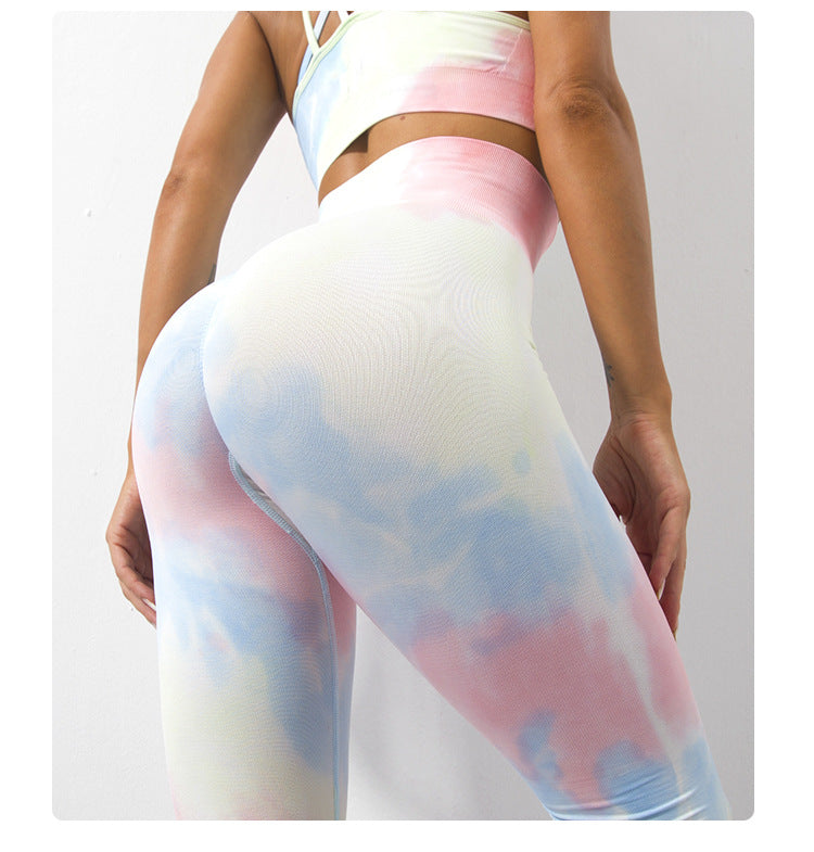 Sexy Halter Dyed Yoga Suits for Women-Exercise & Fitness-Free Shipping at meselling99