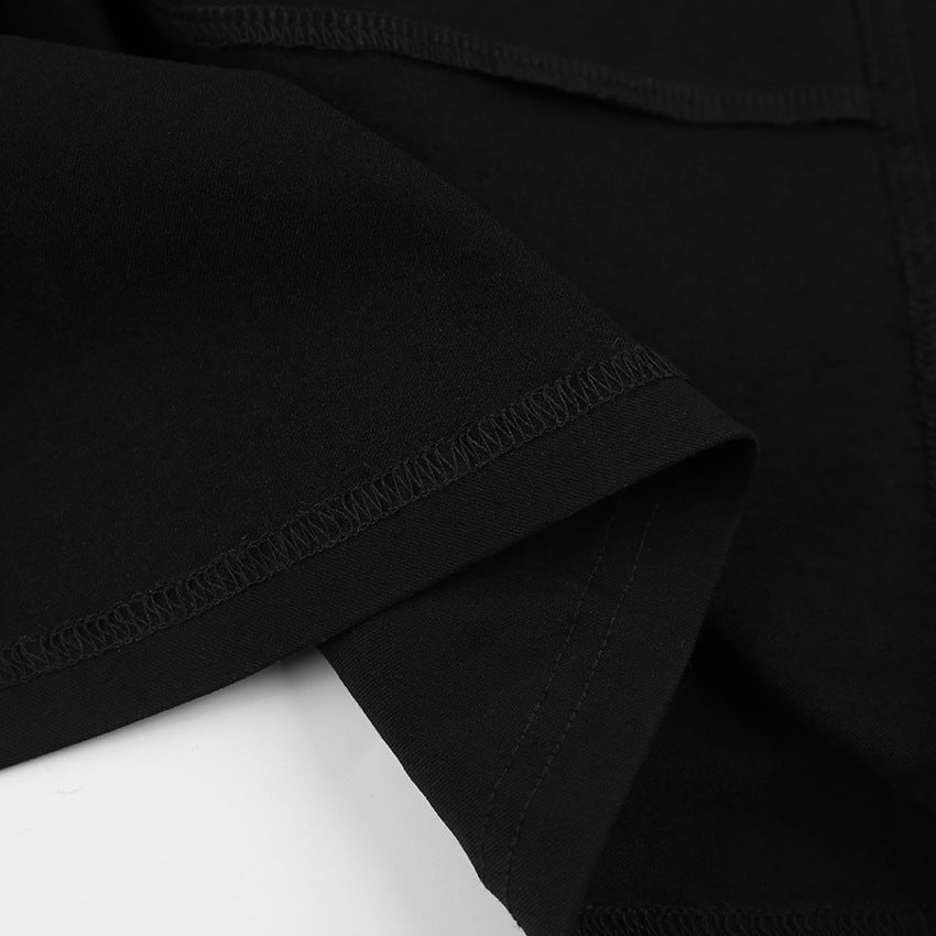 Designed Square Neckline Long Sheathe Black Dresses-Dresses-Free Shipping at meselling99