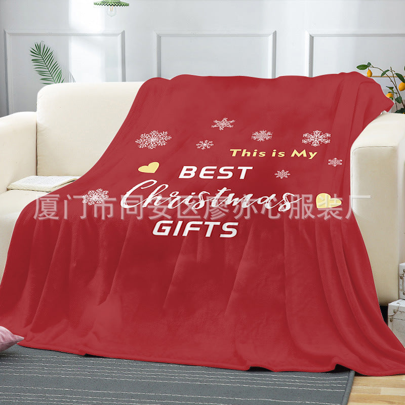 Merry Christmas Fleece Throw Blankets-Blankets-1-50*60 inches-Free Shipping at meselling99
