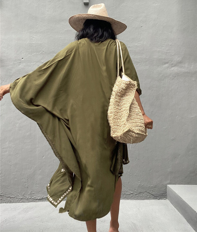 Boho Summer Holiday Kimono Cover Up Dresses--Free Shipping at meselling99