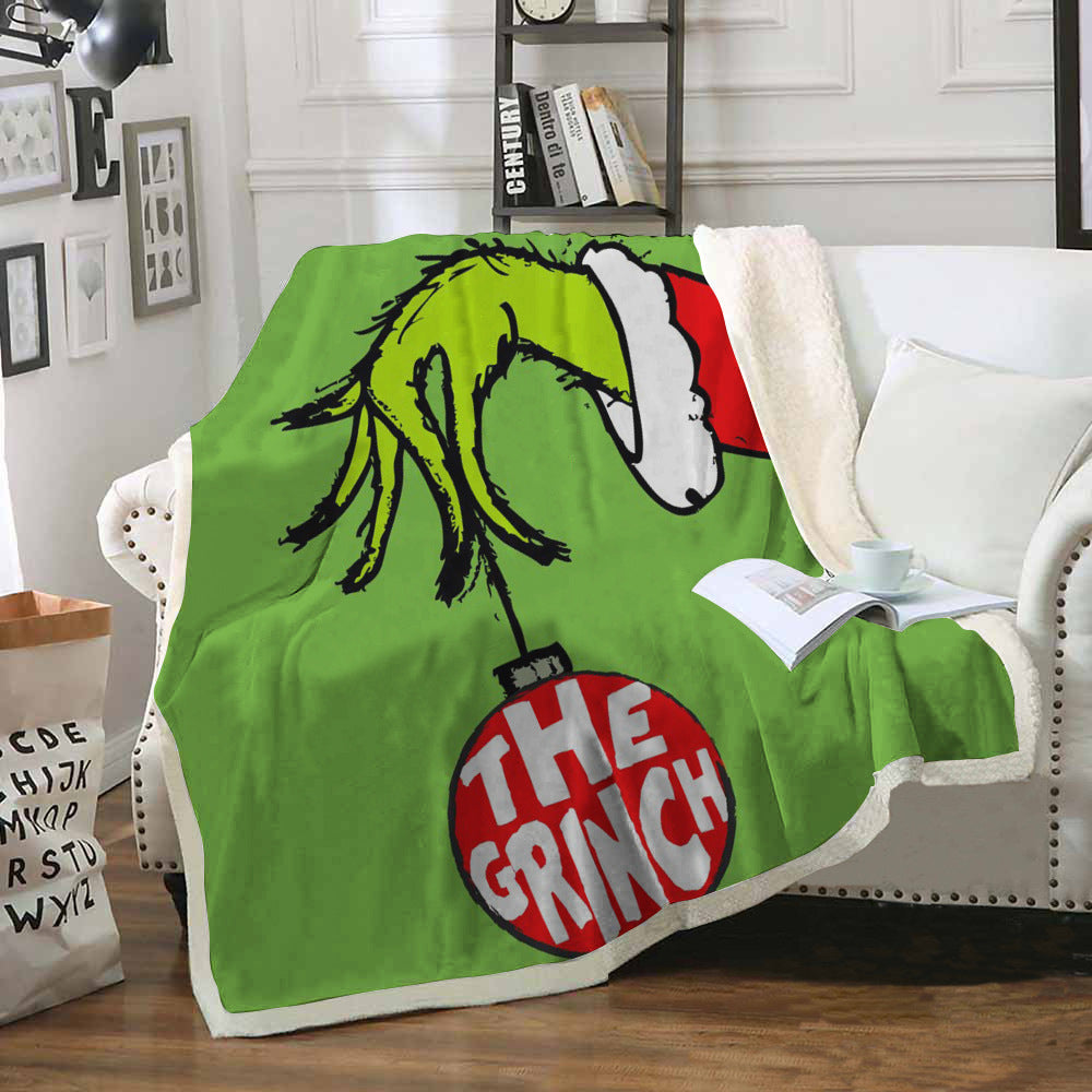 Christmas Grinch Soft Throw Blankets-Blankets-7-50*60 inches-Free Shipping at meselling99