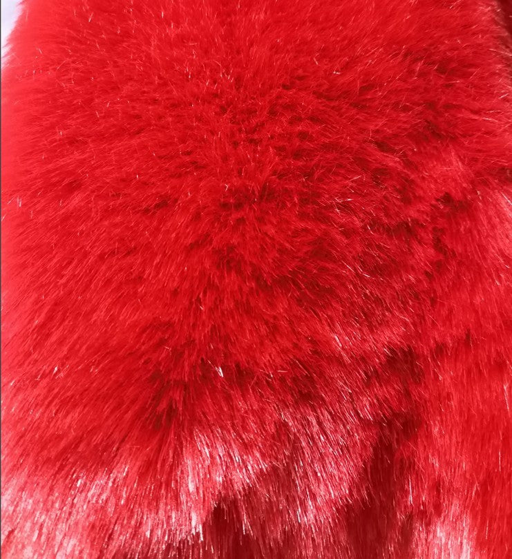 Fashion Artificial Fur Winter Short Coats for Women-Coats & Jackets-Red-S-Free Shipping at meselling99