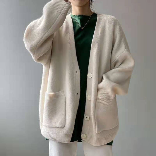 Casual Winter Women Knitted Cardigan Sweaters-Shirts & Tops-Free Shipping at meselling99