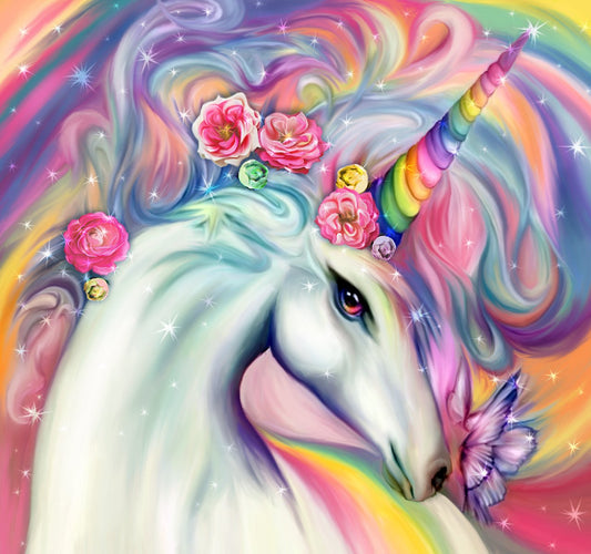 Meselling99 Colorful Unicorn Paint by Numbers Kit-No Frame-40x50cm-Free Shipping at meselling99