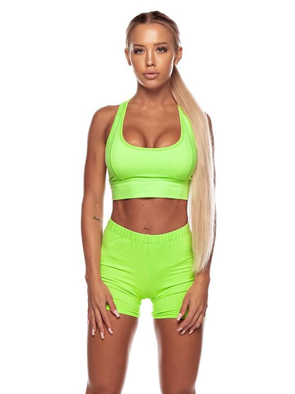 Iridescent Solid Sports Yoga Suits-Yoga&Gym Suits-Free Shipping at meselling99