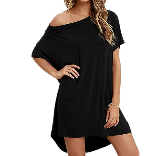 Casual Round Neck Short Daily Dresses-Dresses-Free Shipping at meselling99