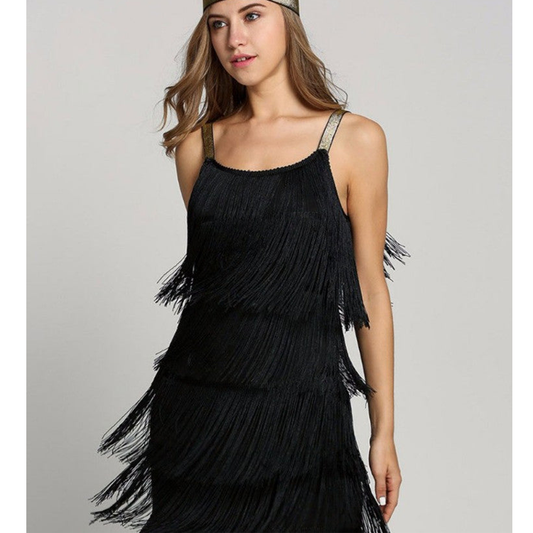 Sexy Tassels A Line Sleeveless Mini Party Dresses-Dresses-Free Shipping at meselling99