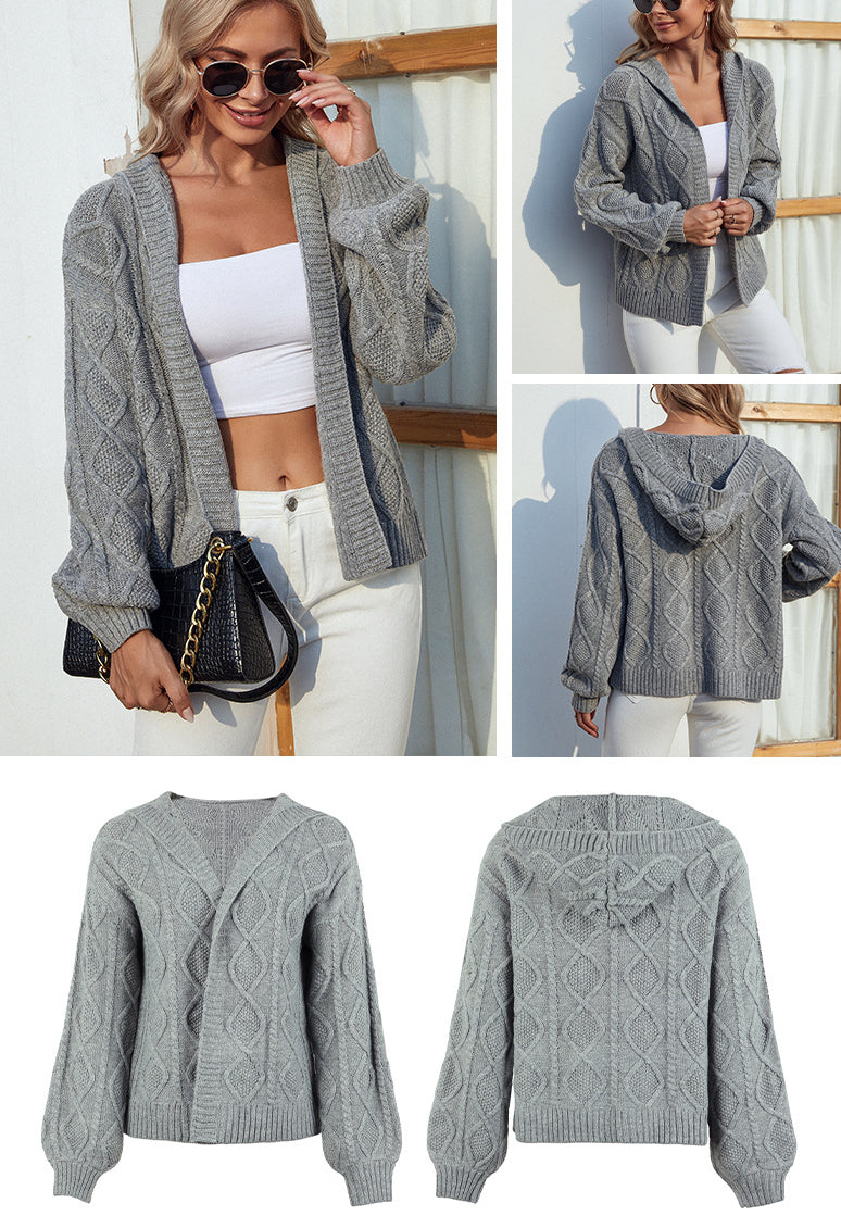 Fashion Twist Knitted Cardigan Coats for Women-Coats & Jackets-Free Shipping at meselling99