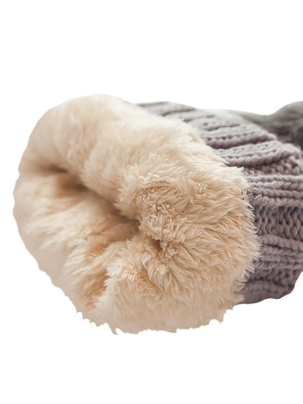 Meselling99 Original Solid Warm Knitting Hat&Scarf Set-Scarfs&Hats-Free Shipping at meselling99