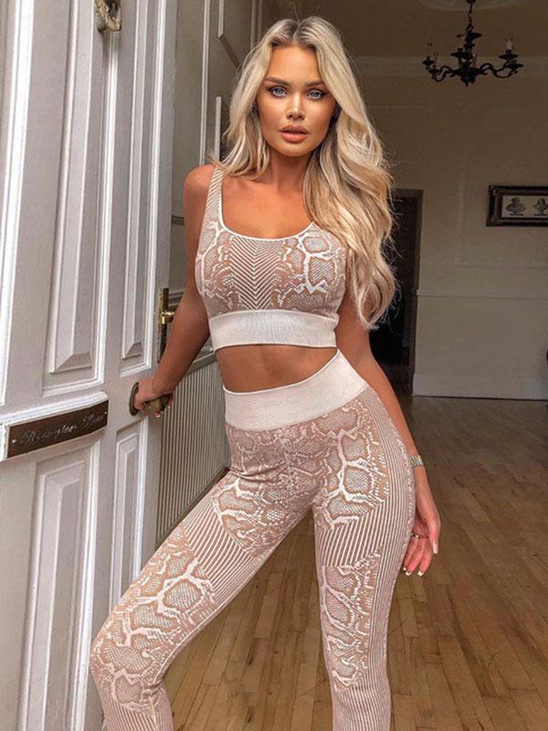 Meselling99 Long Sleeves Wrap Printed Suits-Yoga&Gym Suits-Free Shipping at meselling99