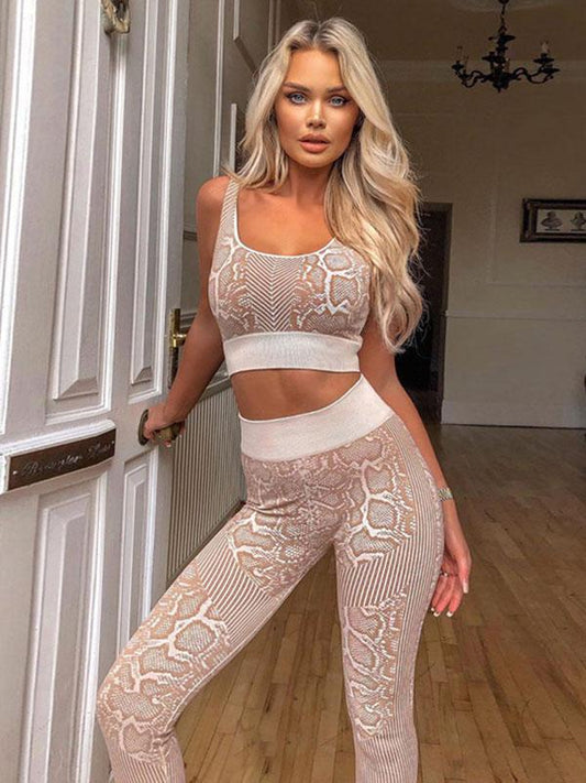 Meselling99 Long Sleeves Wrap Printed Suits-Yoga&Gym Suits-Free Shipping at meselling99