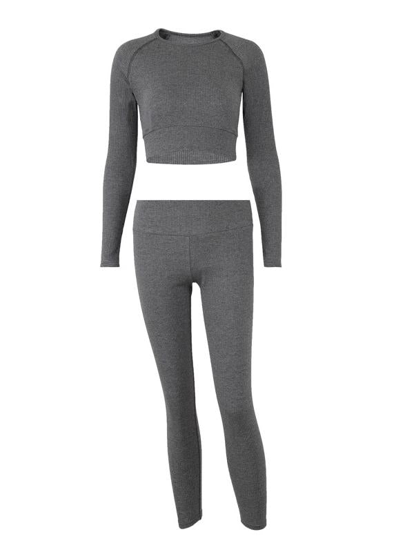 Meselling99 Solid Sports Tee& Fitness Leggings Suits-Yoga&Gym Suits-Free Shipping at meselling99