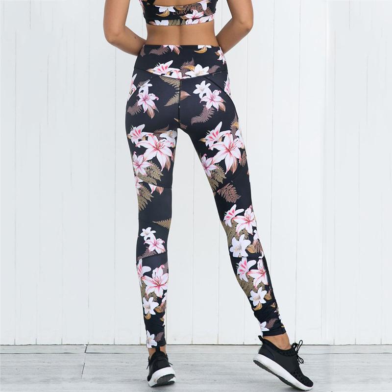 Flower yoga Fitness Set/Suits-Fitness Set-Free Shipping at meselling99