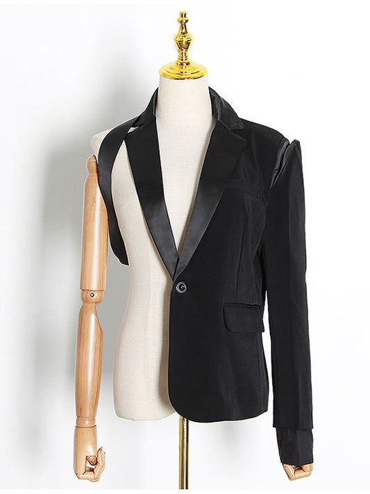 Creative One Side Jacket Fashion Tops--Free Shipping at meselling99