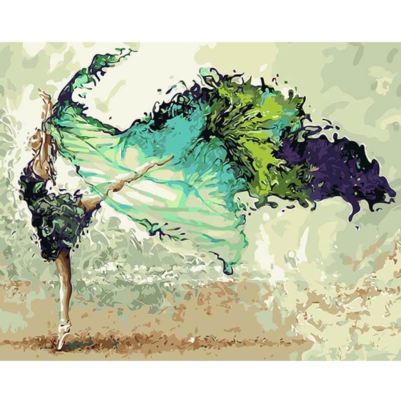 Meselling99 Ballet Dancer Paint By Numbers Kit for Adults-40x50 DIY frame-Free Shipping at meselling99
