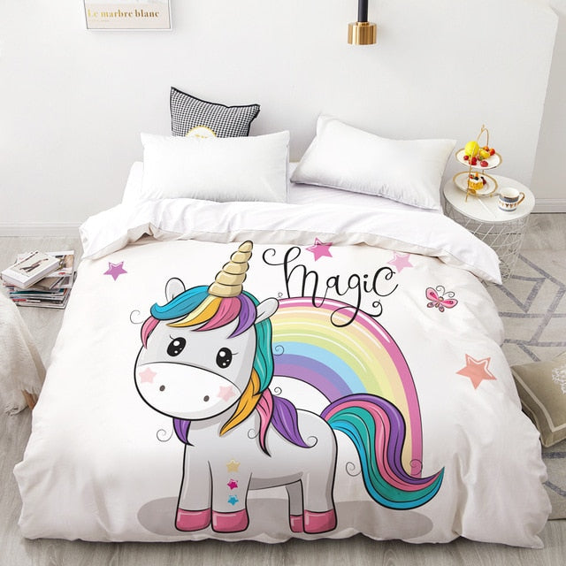 3D Custom Duvet Cover Pink elephant Cartoon Bedding for Baby/Kids/Child/Boy/Girl,--Free Shipping at meselling99