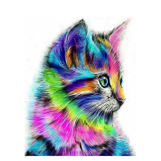 Meselling99 Diy Oil Digital Painting By Bumbers Kits Animal Abstract Acrylic Paint By numbers For Adults Home Decors-99124-40x50cm No Frame-Free Shipping at meselling99