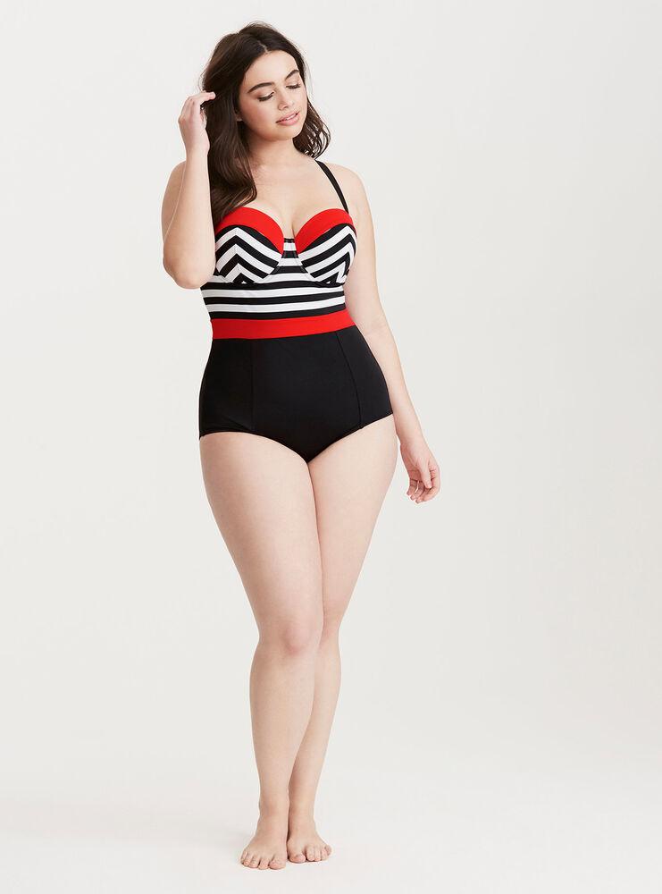 Women Swimwear Plus Size Swimsuit Monokini Bathing Suit Bikini One Piece--Free Shipping at meselling99