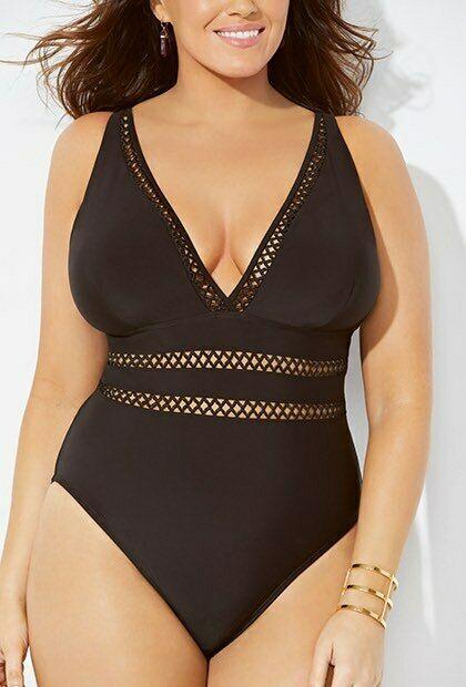 Womens Monokini Swimwear Plus Size Swimsuit Bathing Suit One Piece Bikini Halter--Free Shipping at meselling99